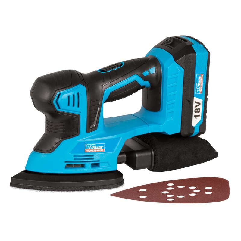 Trade Professional     MOUSE SANDER 18V 2.0MAH     MCOP1816