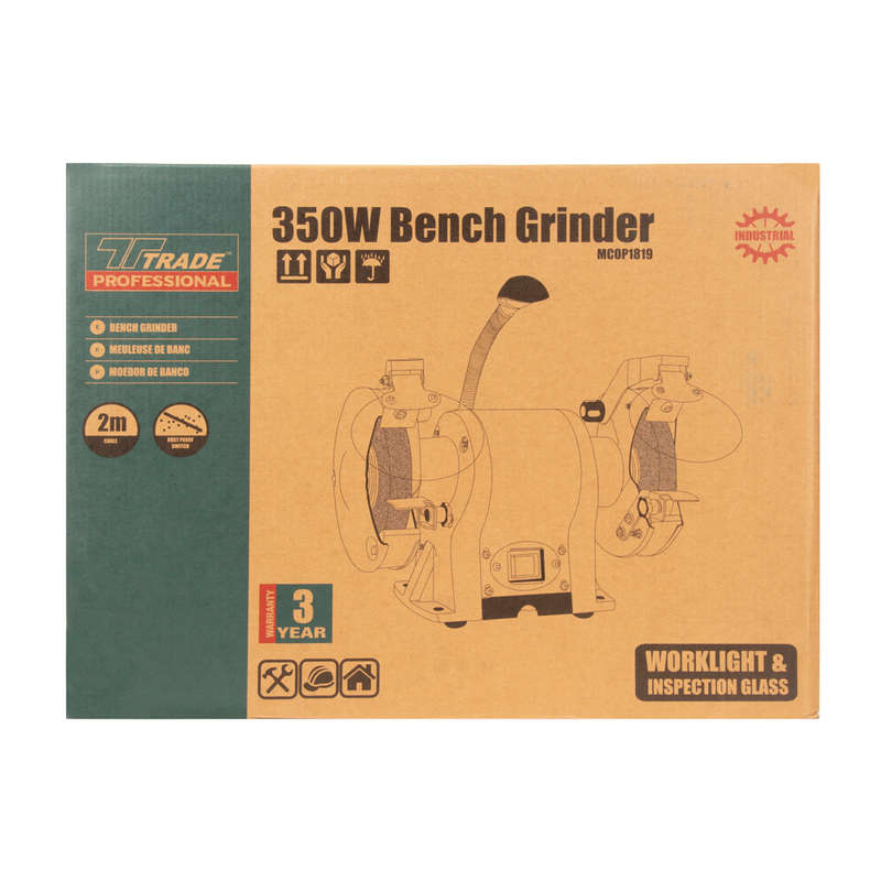 Trade Professional    BENCH GRINDER 350W      MCOP1819