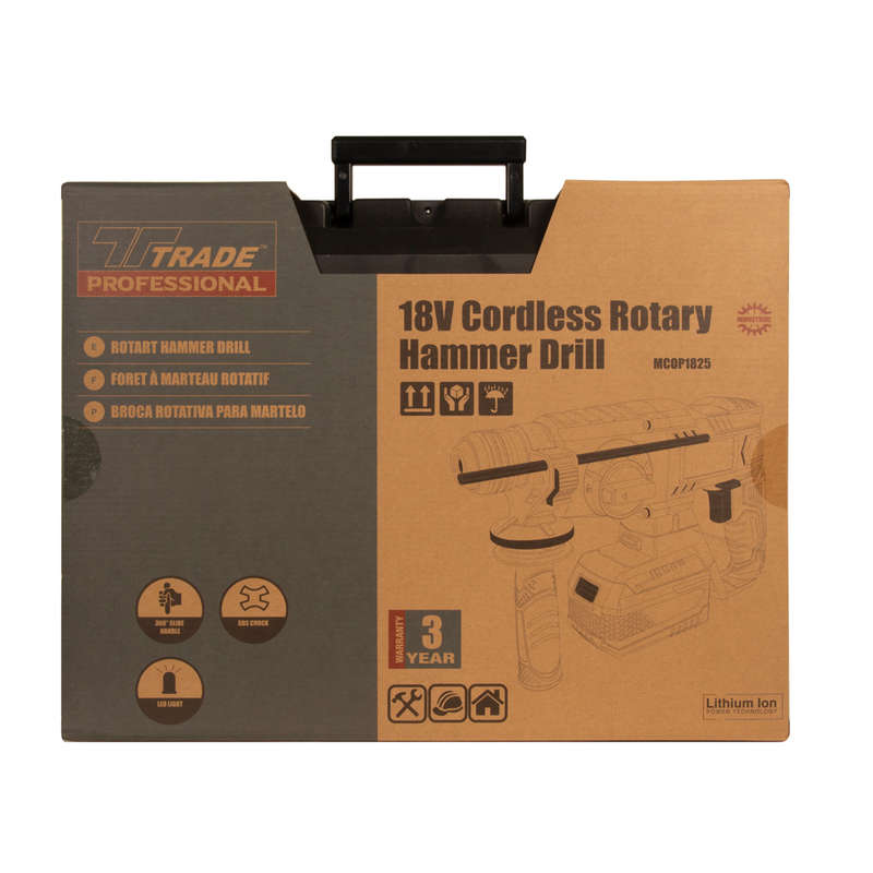 Trade Professional  18V CORDLESS ROTARY HAMMER DRILL  MCOP1825