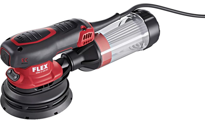 FLEX - "125mm Brushless compact orbital sander with speed control, 2mm orbit" - ORE 2-125 EC