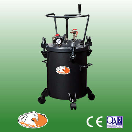Pressure feed tank - 20 litre with air motor agitation, no hose, no gun - SMAT-20A