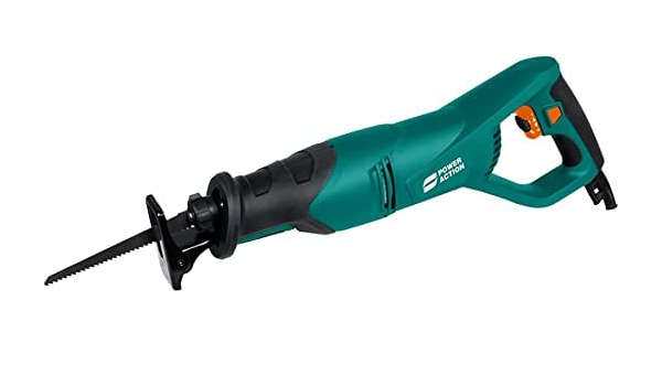 POWER ACTION -  Variable speed reciprocating saw c/w wood & metal blade -  RS750