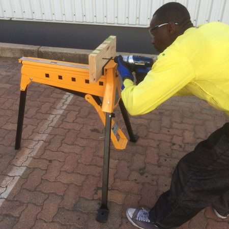 TONI - Power Clamp, reversible Jaws, foot operated - TWS-SJ1