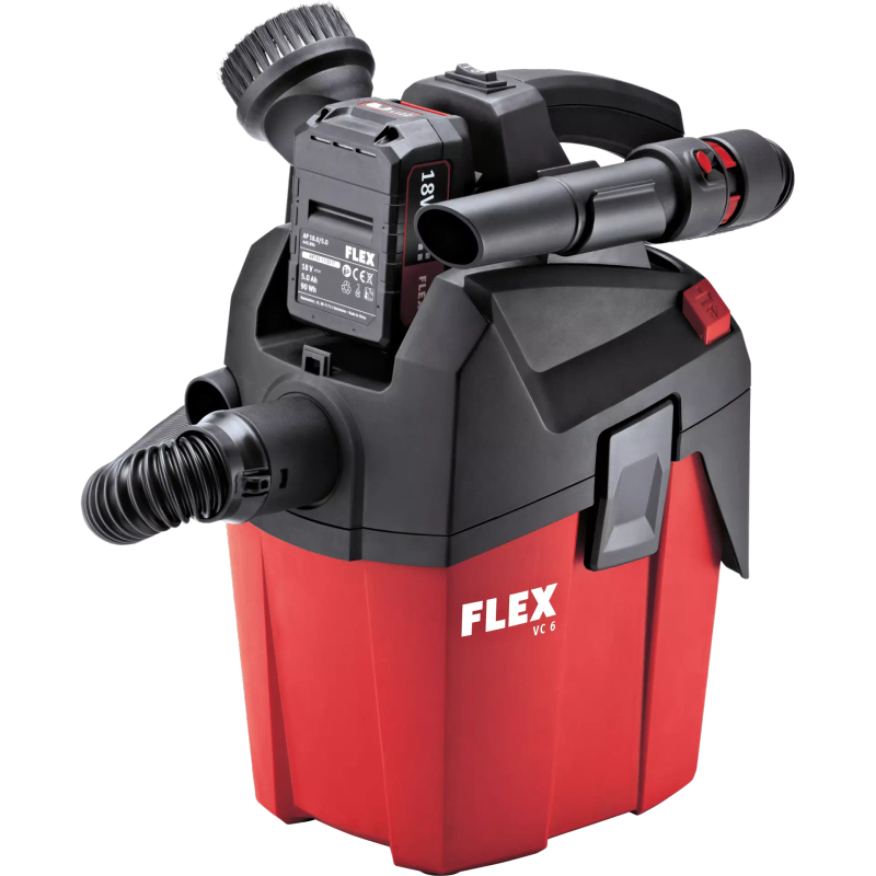 FLEX - Compact vacuum cleaner with manual filter cleaning 6L - VC 6 LMC 18.0