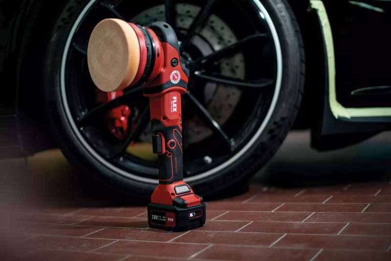 FLEX - Random Orbital Polisher with Positive-Action Drive, brushless, ONLY,  in CC - XCE 8 125 18...