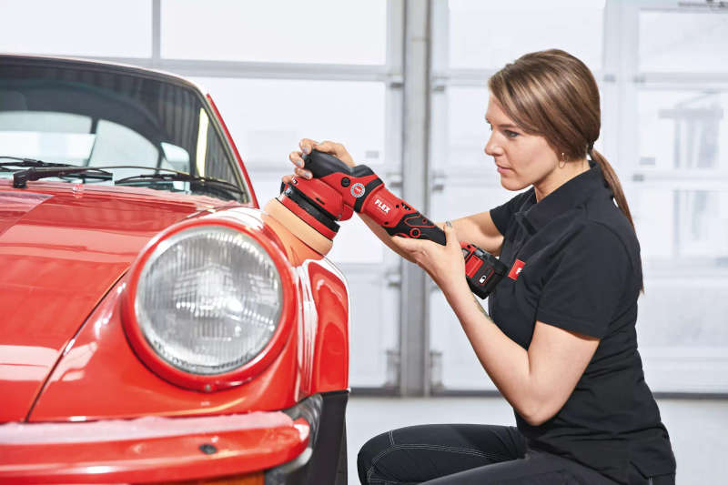 FLEX - Random Orbital Polisher with Positive-Action Drive, brushless, ONLY,  in CC - XCE 8 125 18...