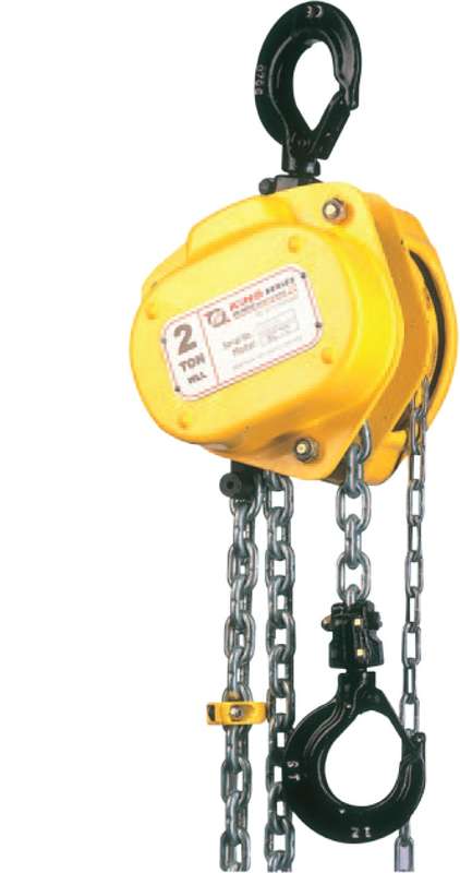 KING - STANDARD CHAIN BLOCK; 3M LIFT; 3M HAND CHAIN: SANS 1594 - 2 000KG - CB-HL-KC70-2