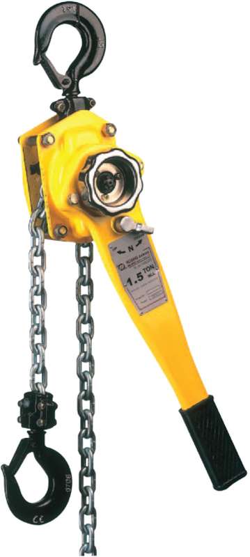KING - STANDARD LEVER HOIST; 3M LIFT: SANS 1636 - 1 500KG - LH-HL-LB90A-150