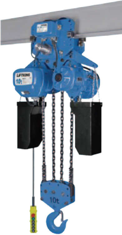 LIFTKING - ELECTRIC HOISTS - SINGLE SPEED, DUAL VOLTAGE 380v/525v  10 000KG - ECH-10-04S