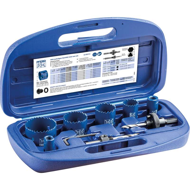 PFERD - HOLE SAW SET LS-SO 9 I - 25900920