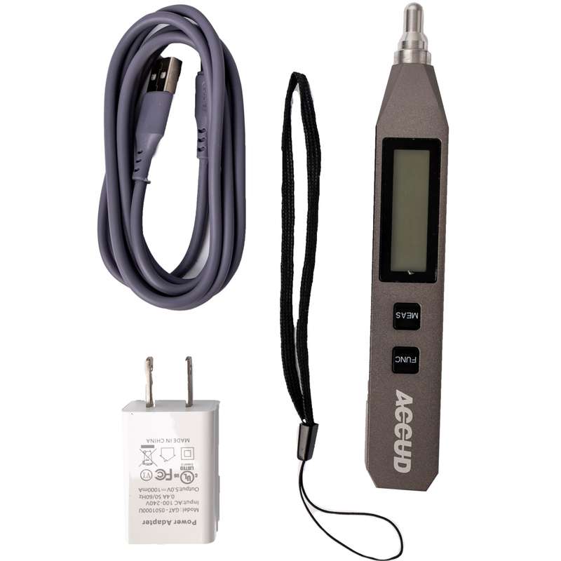 ACCUD - PEN TYPE VIBRATION TESTER 5% ACC. RECHARGEABLE BAT. 40 DEG. C.AC VT63