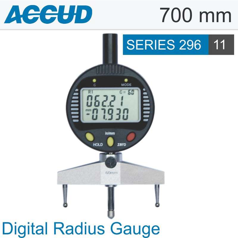 ACCUD - DIG. RADIUS GAUGE R5-700MM 0.01MM RAD.AC296-700-11