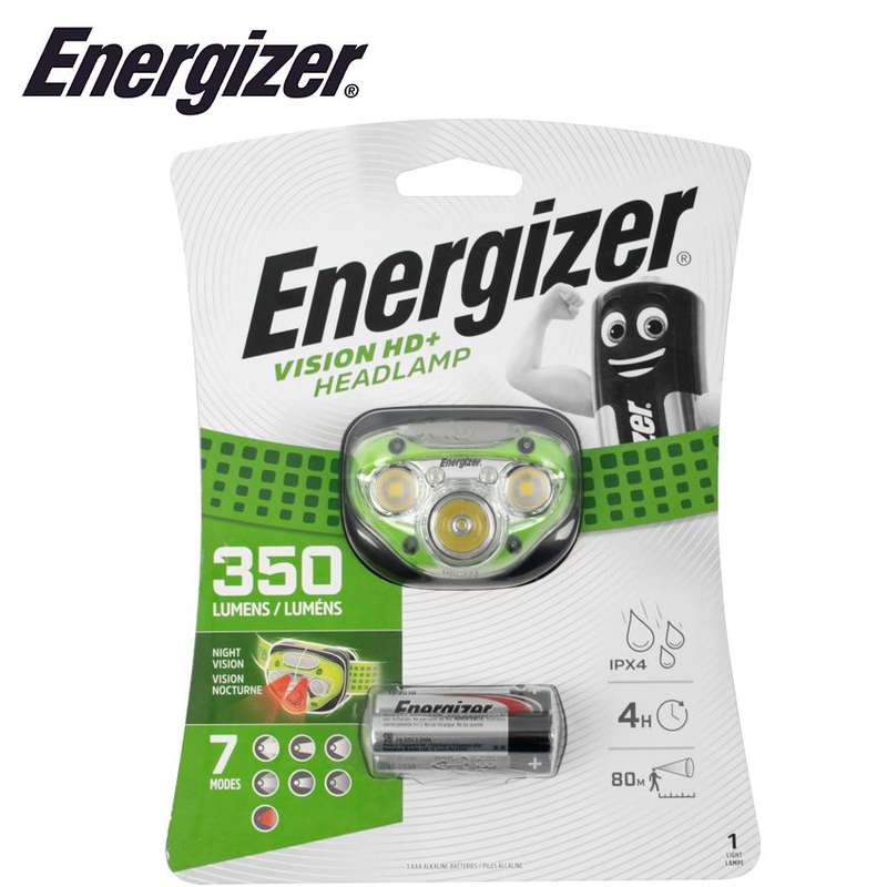 ENERGIZER -  350LUM VISION HD PLUS HEADLIGHT GREENE300280600