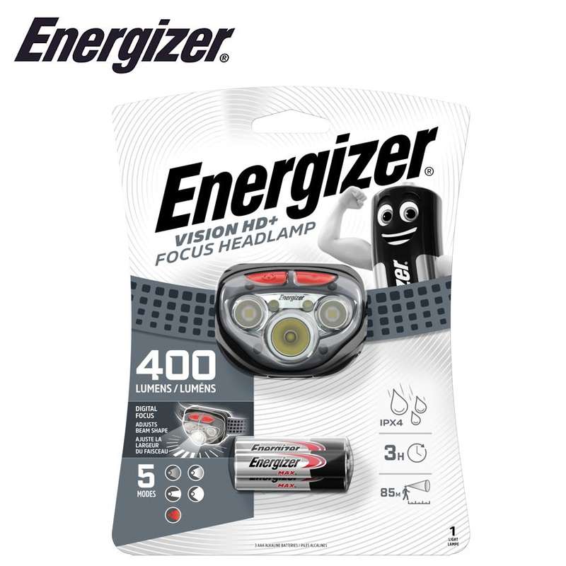 ENERGIZER - 400LUM VISION HD PLUS FOCUS HEADLIGHT GREYE300280700