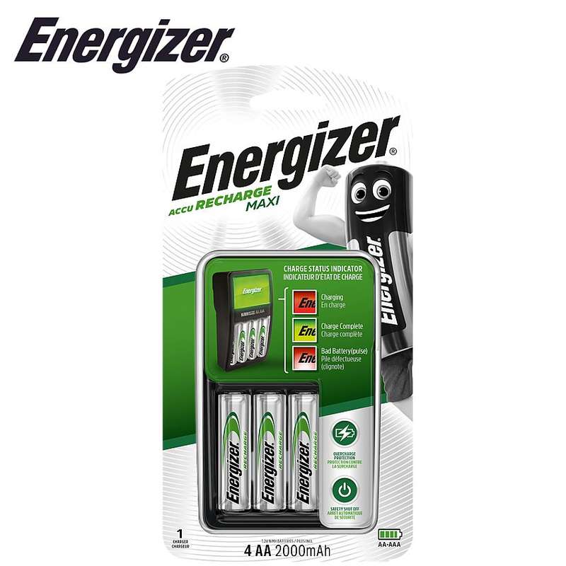 ENERGIZER - MAXI CHARGER (WITH 4 X 2000MAH AA )E300321201