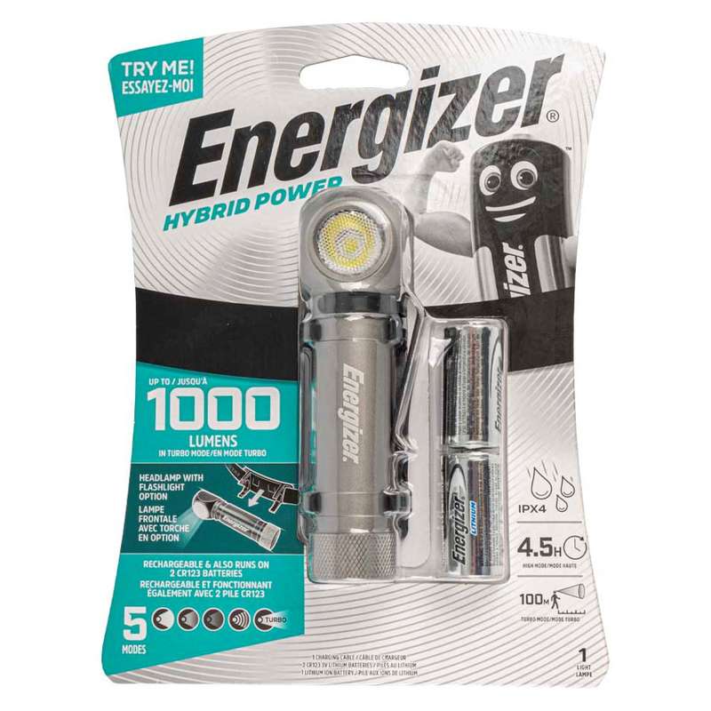 ENERGIZER - HYBRID HIGH PERFORMANCE HEADLAMP 400-1000LE303633200