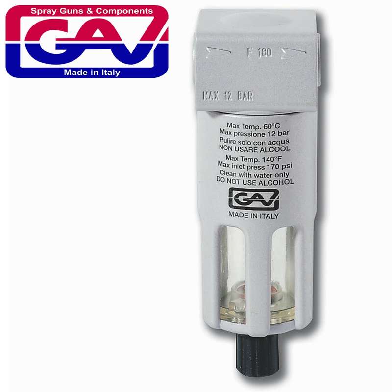 GAV - FILTER IN LINE 1/4" WATER TRAPGAV F180