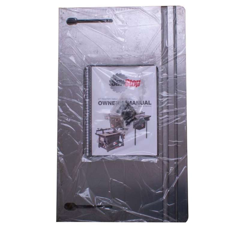 SAWSTOP - CAST IRON ROUTER TABLE TOP 27"  X 16"  FOR IN-LINE PCS/CNS SAWS &  BENCHSAW RT-C27