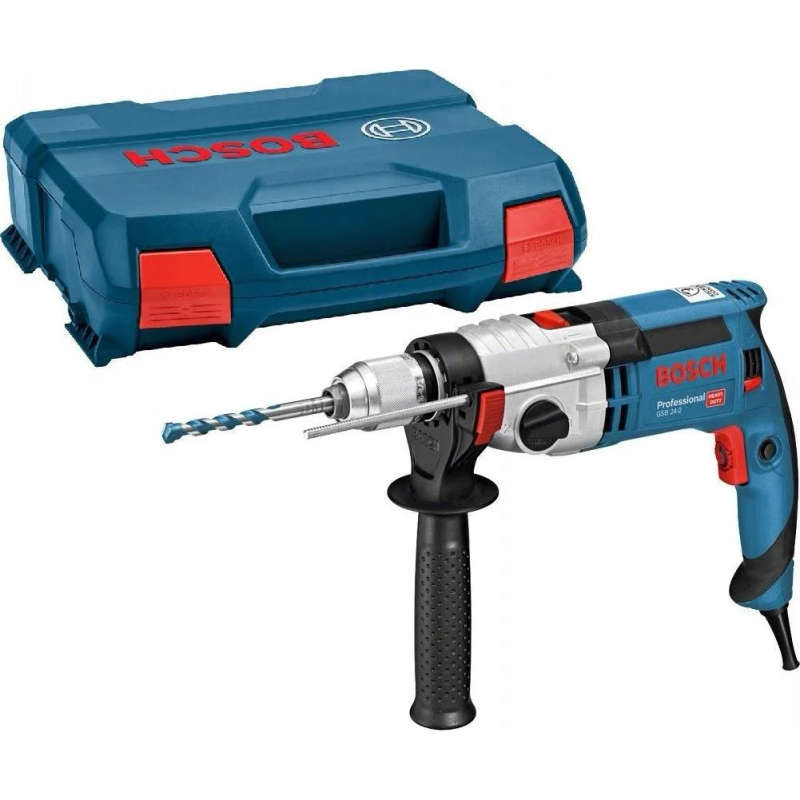 BOSCH Professional - GSB 24-2 RE (keyless)    Impact Drill    060119C801