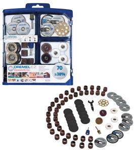 DREMEL - EZ SpeedClic Accessory Set, 70 pcs2615E725JA