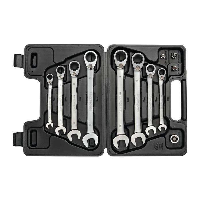GEDORE RED - Combination ratchet spanner set reversible 8-19mm 12pcs   3300059