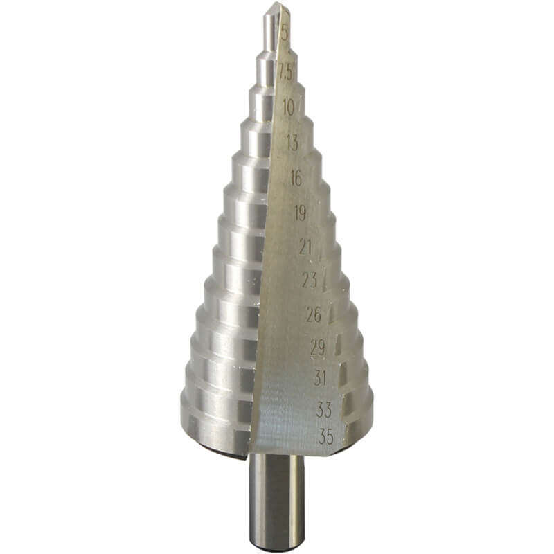MAJOR-TECH - 6-35mm, 13 Hole Step DrillDS353