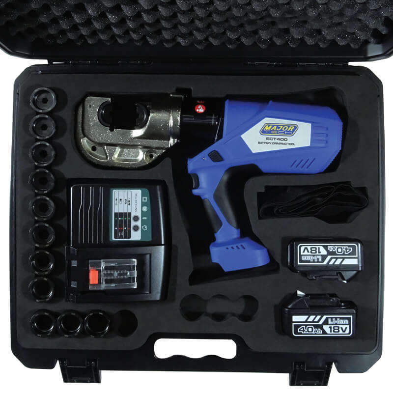 MAJOR-TECH - 16  400mm² Battery Powered Crimping Tool ECT400