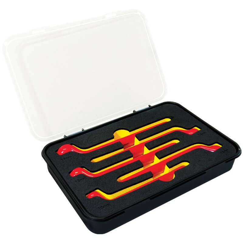 MAJOR-TECH - 5 Piece Ring Spanner Set, 1000V EN 60900 SetKV-5RSP