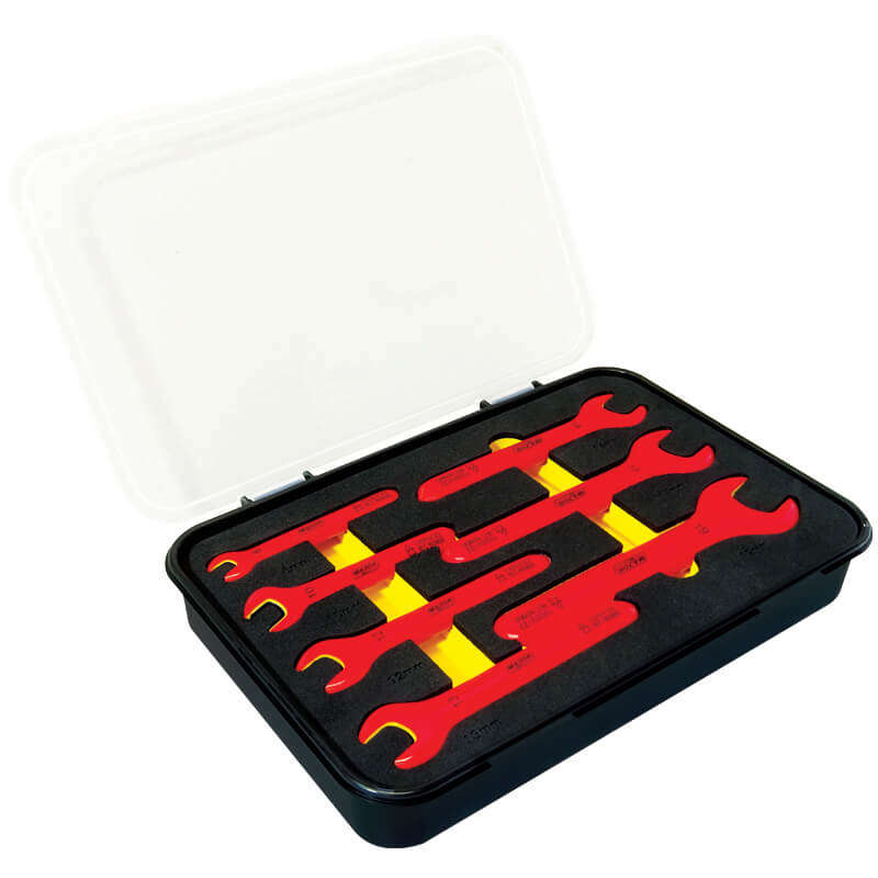 MAJOR-TECH - 7 Piece Open Spanner Set, 1000V EN 60900KV-7RSP