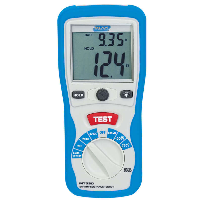 MAJOR-TECH - 20 - 2000 Earth Resistance Tester, CAT IV 600VMT330