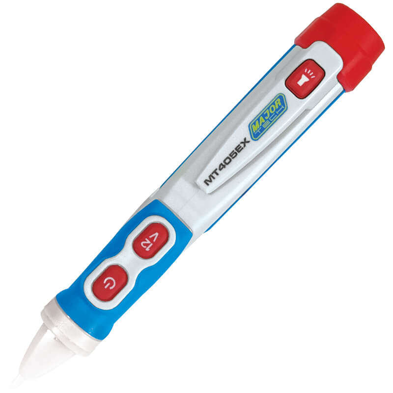 MAJOR-TECH - Intrinsically Safe 1000V AC Non-Contact Voltage Detector, IP67, CAT IV 1000VMT405EX