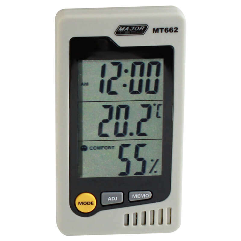MAJOR-TECH - Desktop Temperature and Humidity MeterMT662
