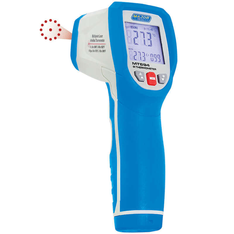 MAJOR-TECH - 1000°C Infrared Thermometer, Multipoint LaserMT694