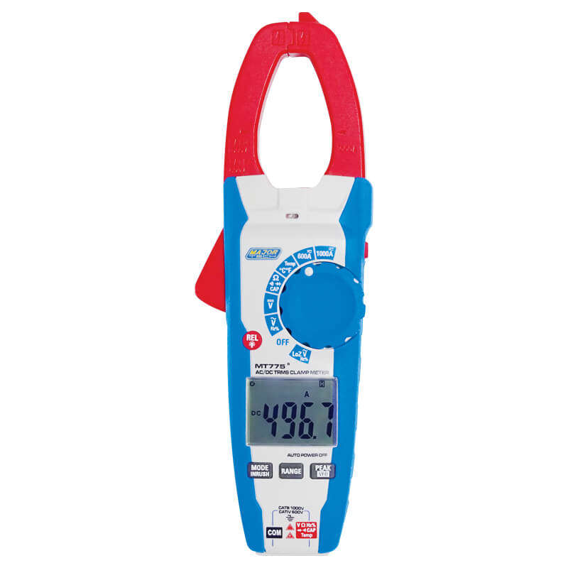 MAJOR-TECH - 1000A AC/DC TRMS Clamp Meter, CAT IV 600V   MT775