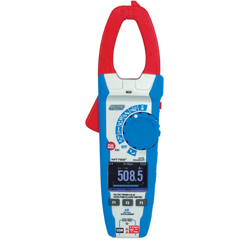 MAJOR-TECH - 1500V AC H & W Analysis Clamp Meter, CAT IV 600V    MT785