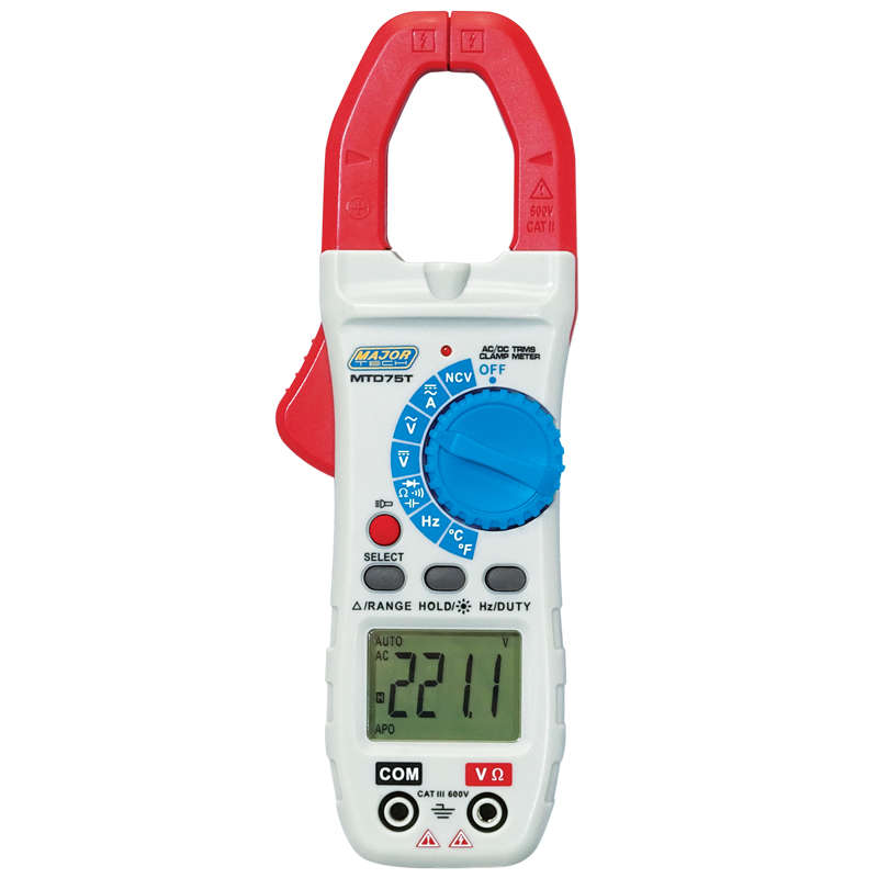 MAJOR-TECH - 800A AC/DC TRMS Clamp Meter, CAT III 600VMTD75T