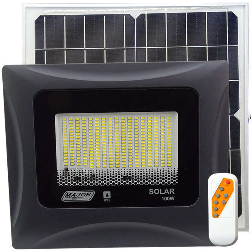 MAJOR-TECH - 100W Solar LED Flood 4000KSTG11-100N