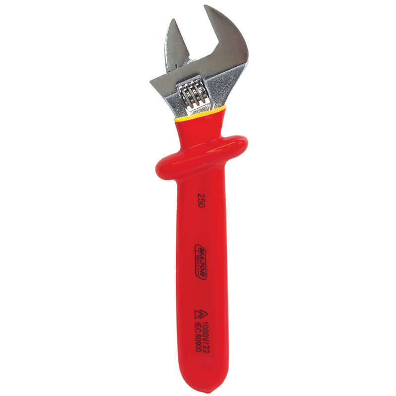 MAJOR-TECH - 250mm Adjustable Spanner, 1000V EN 609001000VVAS0110