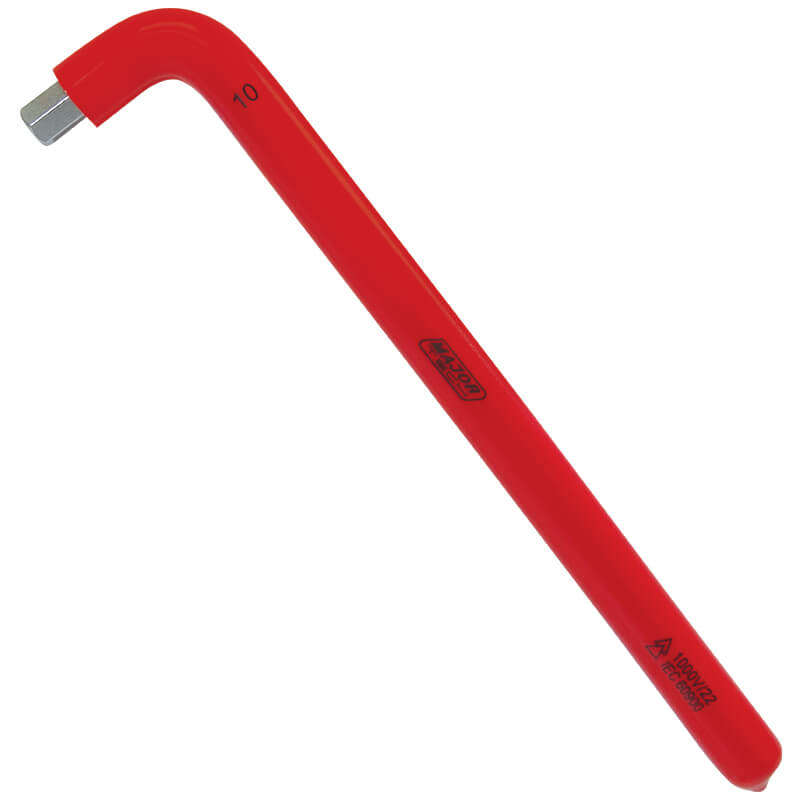 MAJOR-TECH - 10mm L-Wrench Hex Key, 1000V EN 60900VB10