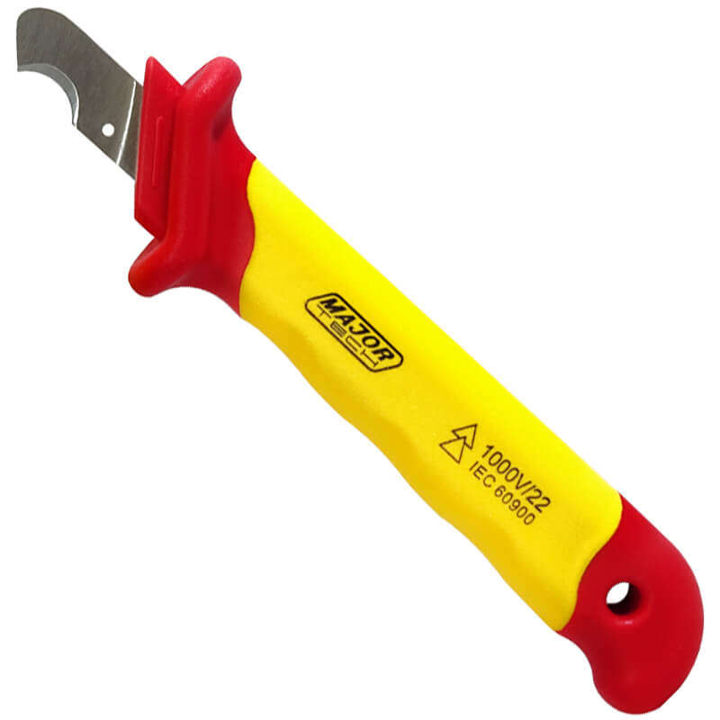 MAJOR-TECH - Stripping Knife, Curved Blade, 1000V EN 60900VSKN012C