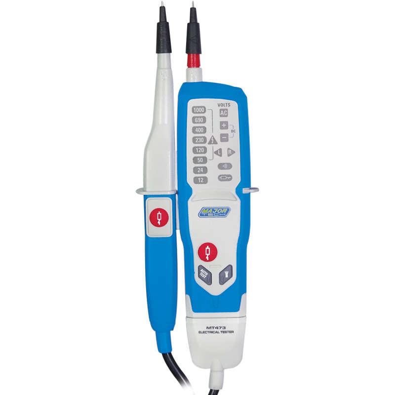 MAJOR-TECH - 1000V AC/DC LED Voltage Tester, CAT IV 600VMT473