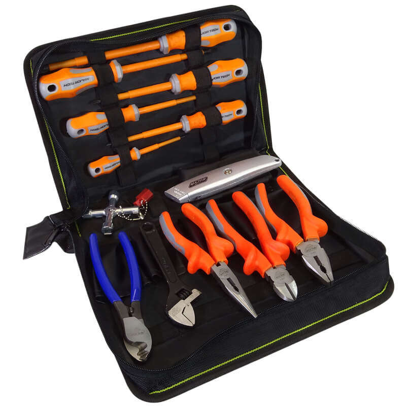 MAJOR-TECH - 14 Piece Starter Electricians Tool KitTKE1214