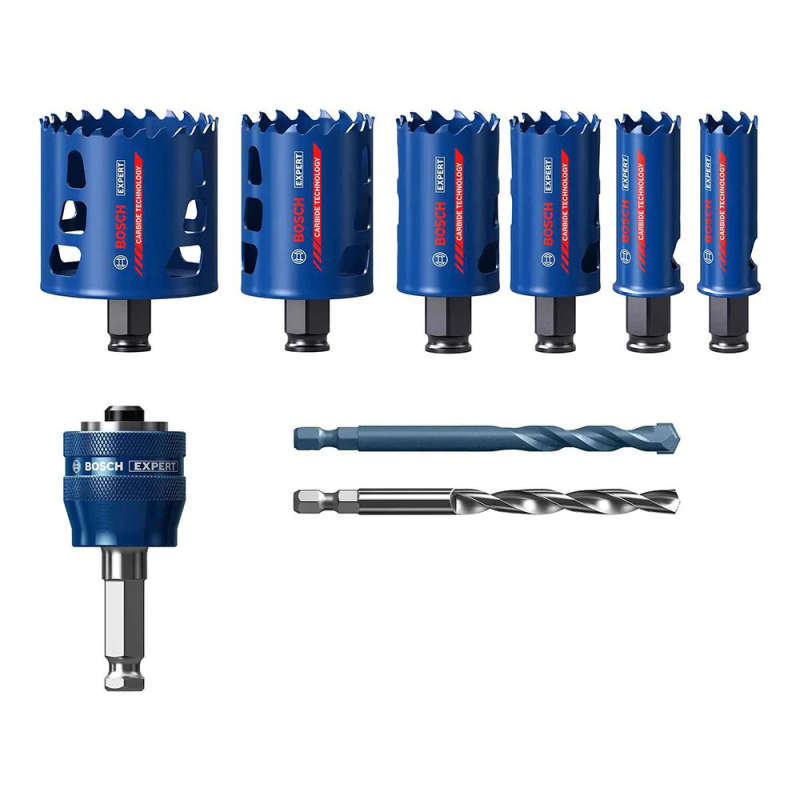 BOSCH 2608900446 9pc Expert Carbide Hole Saw Set