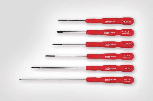 HellermannTyton Screwdriver Set Electronic 6 Piece95720