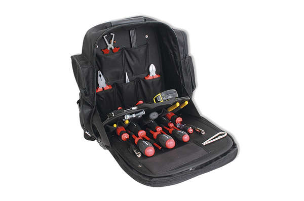 HellermannTyton Toolkit Backpack Electrician 32 PieceELECBP