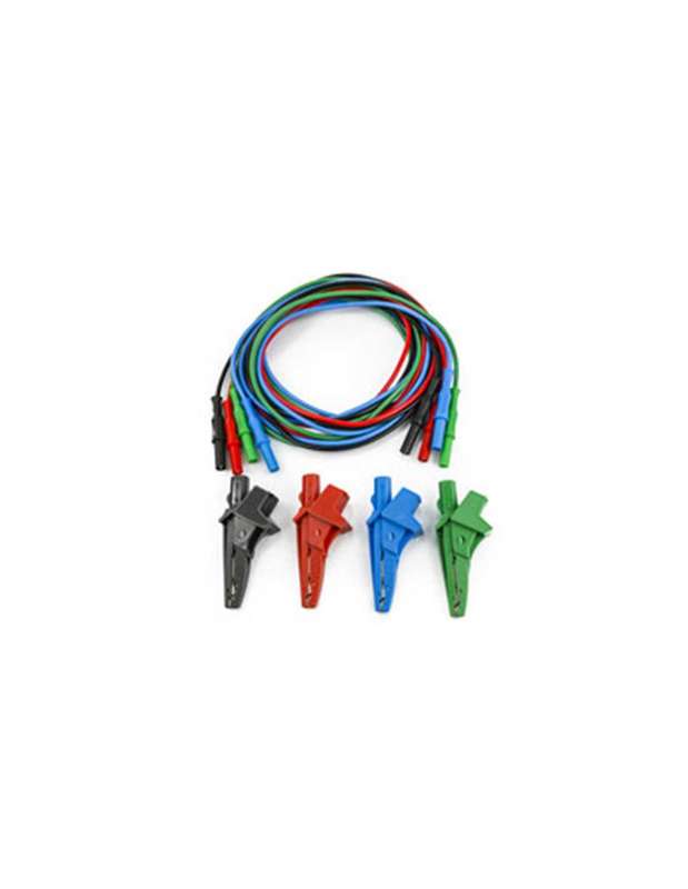 HellermannTyton KITGSC4 Kit Including 4 Cables and 4 Crocodile ClipsKITGSC4