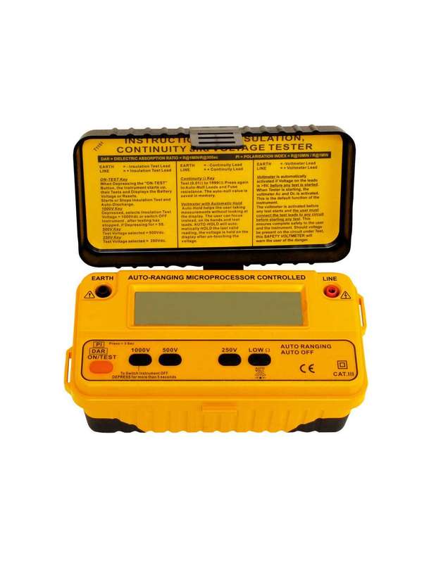 HellermannTyton Insulation Tester Digital 1000V ProtectedT1151