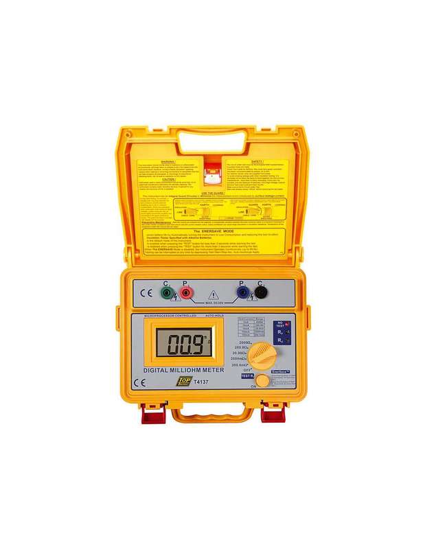 HellermannTyton Milliohm Meter Digital Battery PoweredT4137
