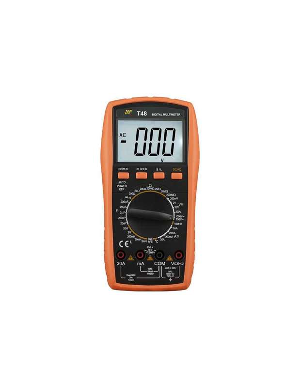 HellermannTyton Multimeter Electronic Digital Freq / Temp / Cap / InductanceT48