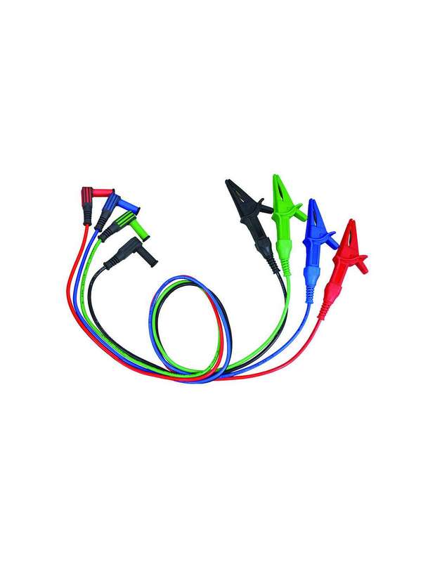 HellermannTyton Test Leads T4137 Red Black Blue Green CrocTAL34B